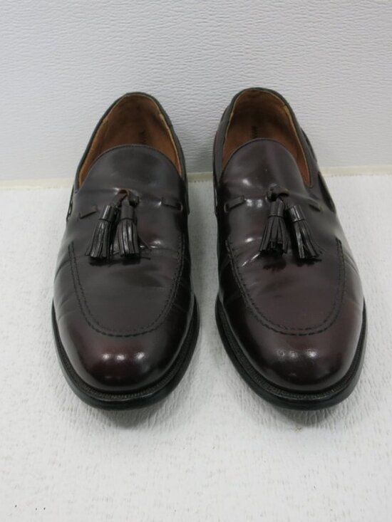 Vintage UFCW Leather Tassel Dress Loafers Shoes Men\'s Footwear Shoes 10.5 D main image 5